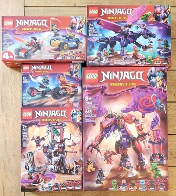 LEGO NINJAGO Bundle - Juegos 71832, 71838, 71840, 71841, 71842 NUEVO Dragons Rising  Foto 1 de 4