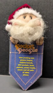 Vintage Rare 1980 Pocket People Santa The Great Greenery Co. - Picture 1 of 4