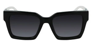 Karl Lagerfeld KL6057S Sunglasses Black &amp; White 52mm New 100% Authentic - Picture 1 of 7