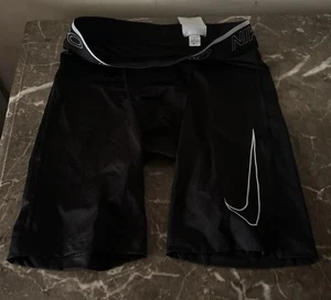 Nike Pro Compression Shorts Boys Black Size S-T New No Tags - Picture 1 of 5