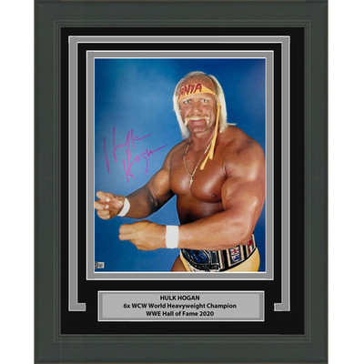 Hulk Hogan Signed 16x20 Photo WWE WCW WWF Shirt Rip BAS Beckett