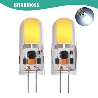 2X GY6.35 LED COB Lamp AC 12V 5W Dimmable Pin Base Bulb Cold White - Image 1 of 4