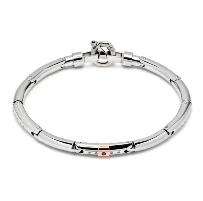 BARAKA Men's BR221081ROAC210003 Discovery Collection Gold Diamonds Bracelet - Image 1 of 1