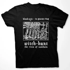 Nueva Camiseta Blood Axis Band Algodón Pesado Negra Todas las Tallas BL549 - Imagen 1 de 3