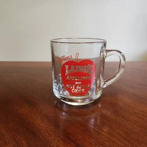 Vintage Laird's Applejack Hot Apple Cider Glass Mug Advertising Distillery Rare - Picture 1 of 8