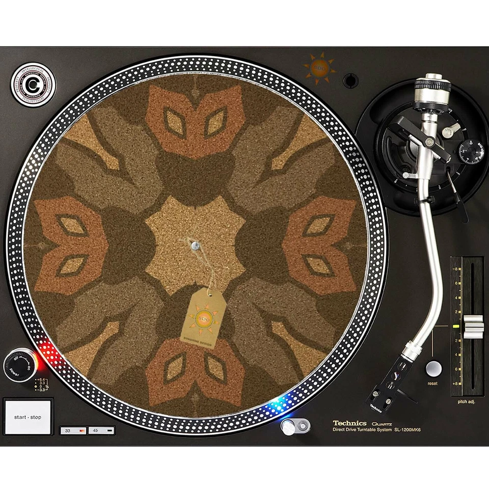 Tocadiscos Super Hero CORK Slipmat 12" para DJ Vinilo LP Audiophile Foto 1 de 1