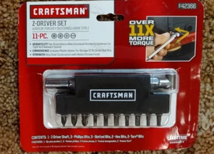 42366 Craftsman z driver set 11 PC. - Picture 1 of 2