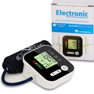 Digital Automatic Machine Blood Pressure Monitor Upper Arm BP Heart Rate Machine - Picture 1 of 12
