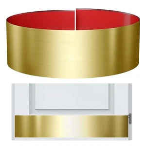 Stainless Steel Door Kick Plate 6" x 34" Door Push Plate Self Adhesive Kickpl... - Picture 1 of 7