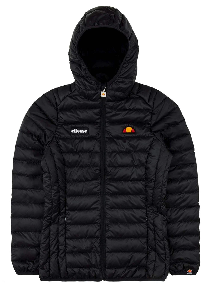 Ellesse Womens Puffer Jacket Lompard Padded Jacket Anthracite Black - Image 1 of 1