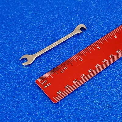 15/64" CRAFTSMAN OFFSET OPEN END IGNITION WRENCH P/N 43102 TOOL SHIPS FREE LOT - Image 1 of 4