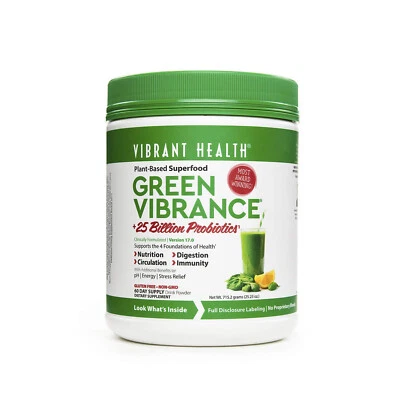 Vibrant Health Green Vibrance Plant-Based Daily Superfood,25.23 Oz - Image 1 of 3