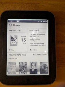 Barnes Noble Nook BNRV350 Simple Touch Glowlight 6” Tablet Reader Grade C - Imagen 1 de 4