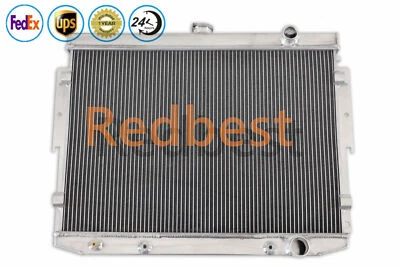 Radiador de aluminio de 3 filas para motor Chrysler Newport/Dodge Coronet V8 1975-1978 Foto 1 de 4