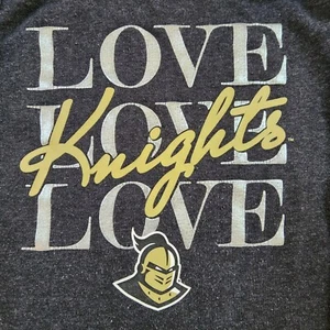 UCF Knights Love Rivalry Threads Gray Pullover Sweatshirt Girls 6/6X - Picture 1 of 8