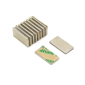 25x Self-Adhesive Pair Neodymium Block Magnets - 20mm x 10mm x 1mm | Sold Pairs - Bild 1 von 2