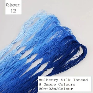 100% Mulberry Silk Hand Embroidery Threads AU$19.99/Colourway - Picture 1 of 32