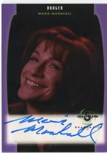 Babylon 5 Season Five SkyBox 1998 Auto Autograph A11 Marie Marshall as Dodger - Picture 1 of 1