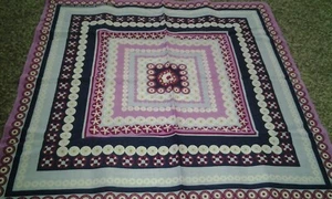 BANDANA MULTI COLOR GEOMETRIC COTTON WESTEREN COWBOY HANKY HIPPIE BIKER SCARF - Picture 1 of 4