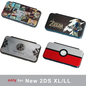 Snap on Case Cover Shell for Nintendo New 2DS XL/LL Double Sides Designs - Picture 1 of 18