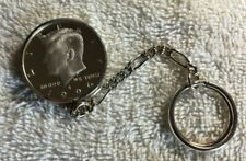 1996-S 90% SILVER proof Kennedy Half Dollar on key chain with case
