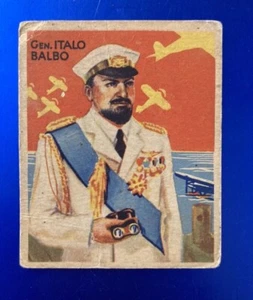 1934 National Chicle Sky Birds #35 Gen. Italo Balbo - MK - Picture 1 of 2