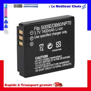 Batterie 1400mAh type DMW-BCC12 BP-41 NP-70 S005E Pour Panasonic Lumix DMC-FX150 - Picture 1 of 8