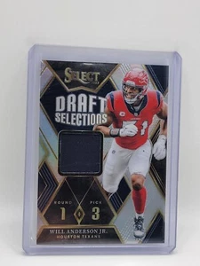 WILL ANDERSON JR. 2023 SELECT DRAFT SELECTIONS PATCH SILVER /99 - Picture 1 of 2