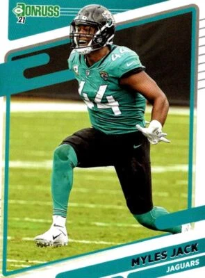 2021 Donruss Myles Jack Jacksonville Jaguars #138 - Image 1 of 2