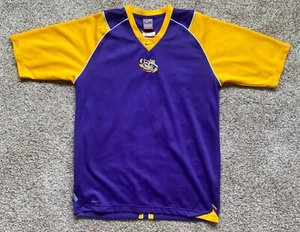 LSU embroidered short sleeve shirt Mens Medium excellent - Picture 1 of 5