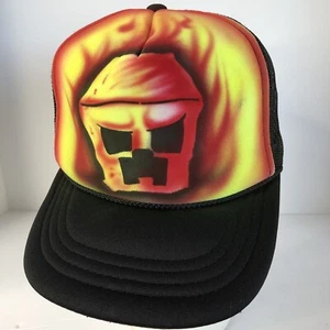 Fire Hat Red Hat Baseball Cap Snapback Mesh Men's - Picture 1 of 9