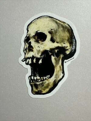 骷髅贴纸!! 光泽户外/室内高品质厚乙烯基! — 第 1/3 张图片