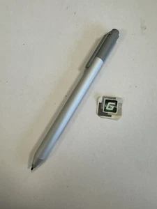 Stylet Microsoft Surface Pro argent modèle 1710 (A1676) authentique OEM d'occasion - Photo 1 sur 5