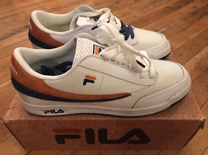 Fila Original Tennis Sony Open (US Uomo Taglia 9) Nylon Pelle 1VT13018-166 - Foto 1 di 12