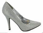MENS WOMENS DRAG QUEEN CROSSDRESSER HIGH HEEL POINTED COURT SHOES LARGE SIZE NEW