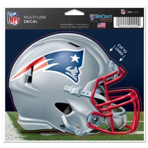 New England Patriots Wincraft NFL Helmet 4.5" x 5.75" Multi Use Decal FREE SHIP! - Picture 1 of 1