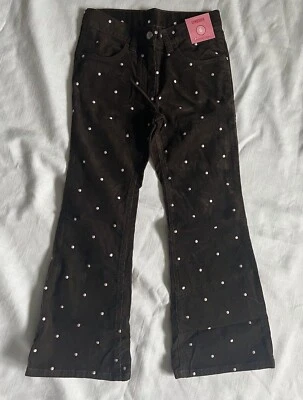 Gymboree SWEETER THAN CHOCOLATE Brown Corduroy Flare Pants NWT 6 7 8 9 10 12 - Imagem 1 de 3