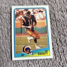 1988 Topps #288 Jim Everett Los Angeles Rams Football Card