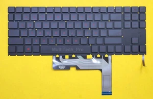 Klawiatura DE HP Omen 16-b1078ng 16-b1090ng seria 16-b1777ng z czerwonym podświetleniem - Zdjęcie 1 z 2