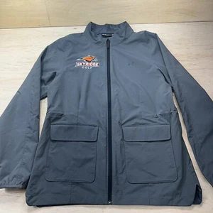 Under armour golf jacket Windbreaker Gray Skyridge Golf Women’s Med Loose Fit - Picture 1 of 19
