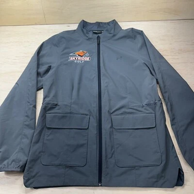 Under armour golf jacket Windbreaker Gray Skyridge Golf Women’s Med Loose Fit - Image 1 of 4