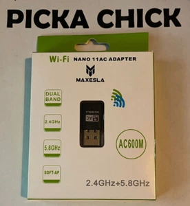 Maxesla AC600M Dual-band WiFi Dongle 2.4/5.8GHz - Picture 1 of 4