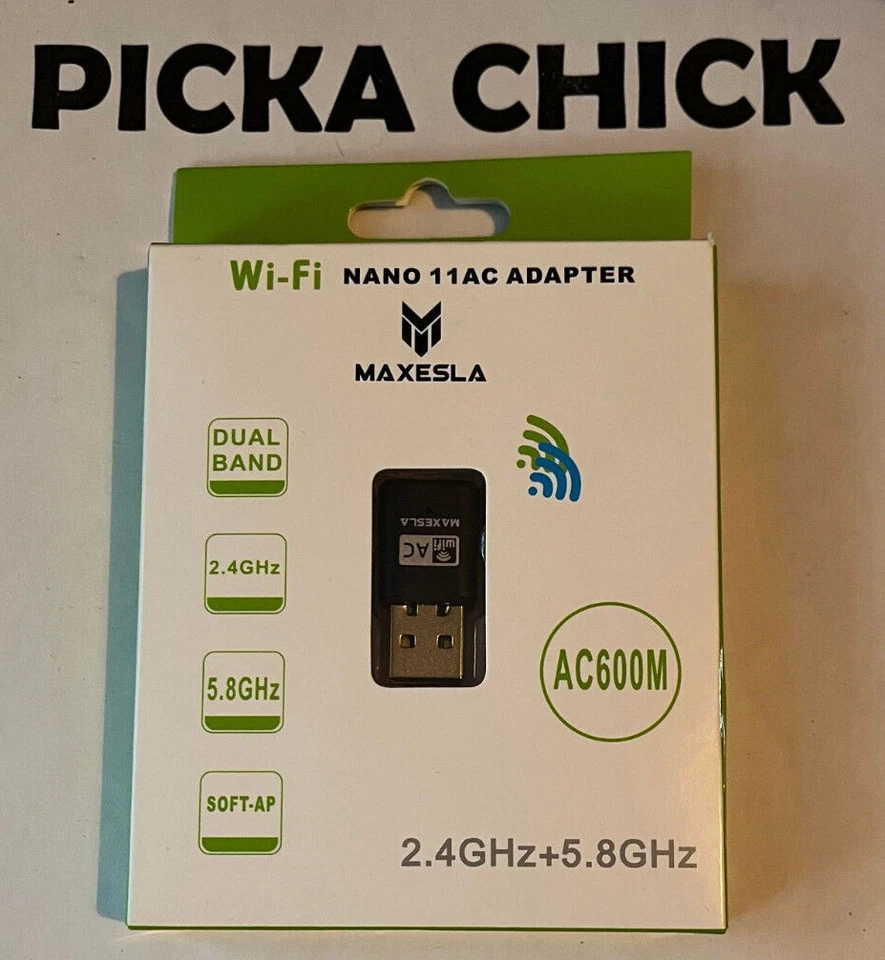 Maxesla AC600M Dual-band WiFi Dongle 2.4/5.8GHz - Image 1 of 4