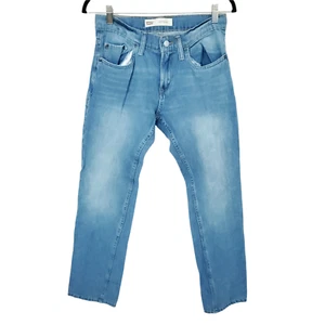LEVI’S 511 Straight Leg Girls Jeans High Rise Youth 16 Blue Denim Cotton 28x28 - Picture 1 of 12