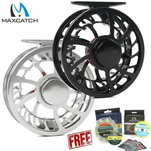 Maxcatch HVC Waterproof Fly Reel 3/4/5/6/7/8/9/10/11/12WT Saltwater Fly Fishing - Picture 1 of 8