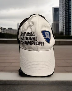 Nike Duke Fitted Hat 2010 NCAA Men's Basketball National Champions Cap Stretch - Picture 1 of 7