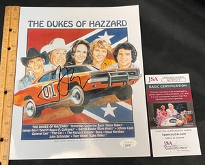 AUTO 8X10 DUKES OF HAZZARD FOTO SIGNIERT TOM WOPAT "LUKE DUKE" JSA COA 92424 - Bild 1 von 3