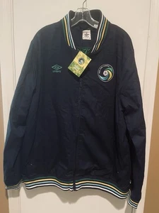 New York Cosmos Football Fußball Bomber Mantel Jacke Umbro Herren Größe Large 3XL - Bild 1 von 12