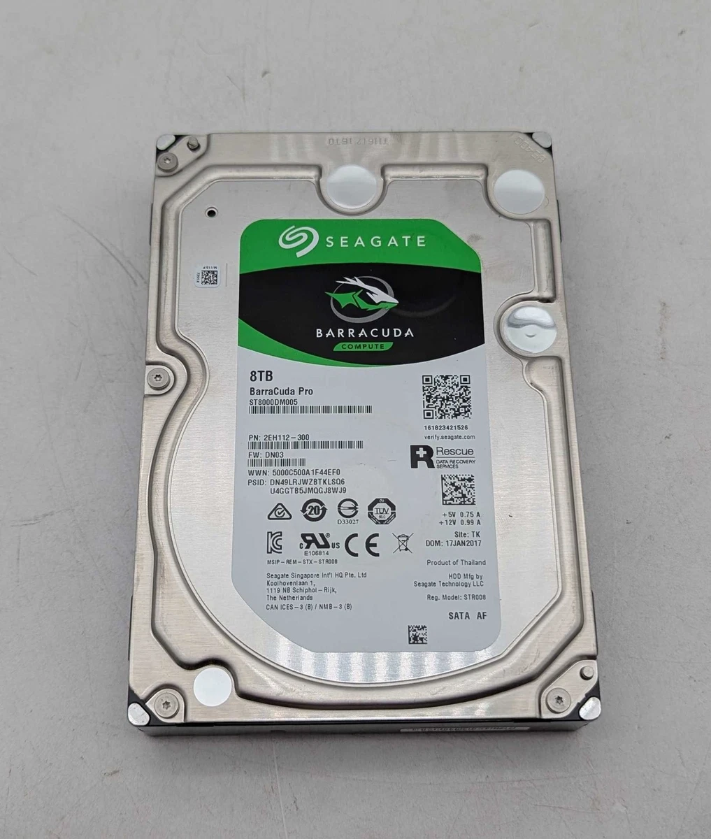 Seagate BarraCuda Pro 8TB 7.2K RPM SATA 6 Gbps 3.5in HDD