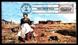 Mayfairstamps US FDC 1998 California Harvesting in the west $2 stamp Heritage Fi - Picture 1 of 2